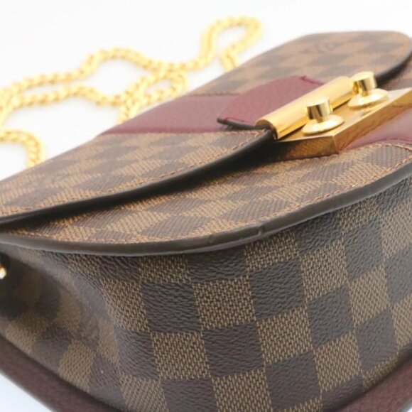 LOUIS VUITTON Damier Ebene Wight Chain Shoulder Bag LV Auth - Picture 12 of 16